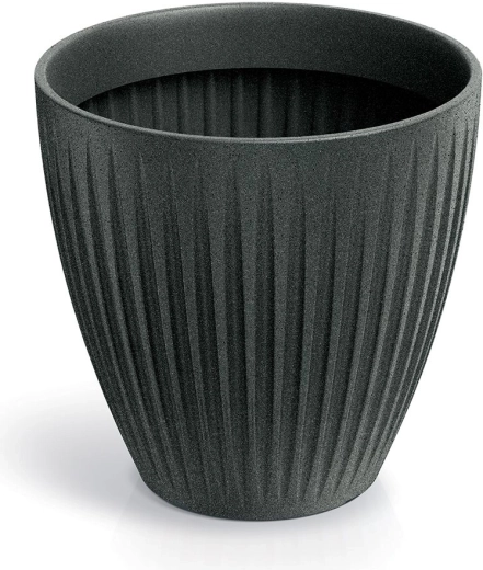 Lončanica Latia Round Midl 60 cm – crni granit