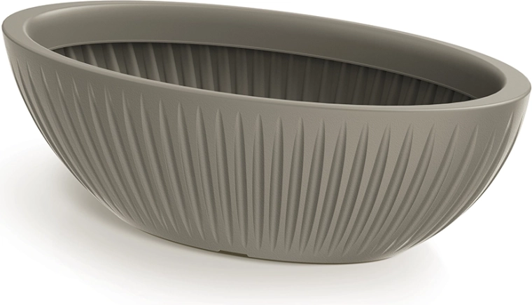 Lončanica Latia Oval 58 cm moka