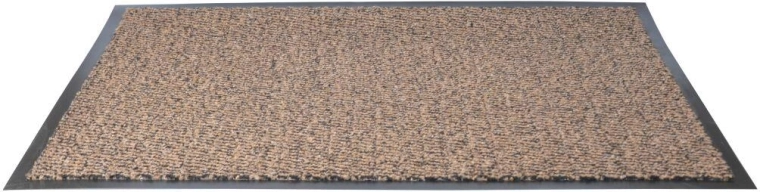 Vanjska čistaća prostirka od gume i polipropilena 60 × 90 cm, melirane boje mix
