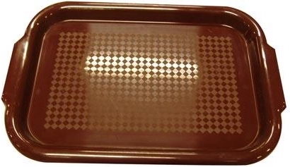 Plastični poslužavni pladanj 39 × 26 cm, mješavina boja