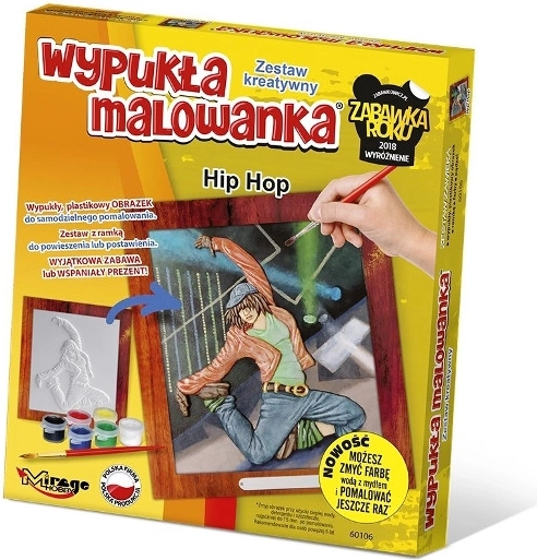 Ispupčeno slikanje – Hip hop plesač (kreativni set)