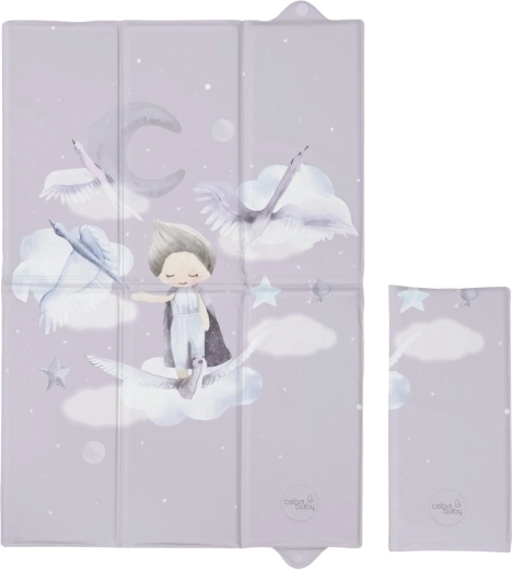 Ceba Baby putna podloga za presvlačenje Basic Wild Swans 60 × 40 cm