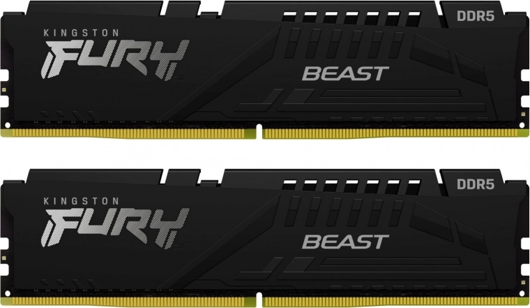 Memorija DDR5 Fury Beast Black 64 GB (2×32 GB) 5600 MHz CL36