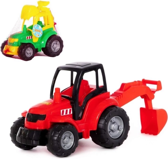 Plastični traktor s bagernom žlicom za djecu