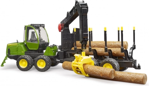 Bruder John Deere 1210E šumski transporter drva s dizalicom 1:16