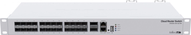Prekidač Mikrotik CRS326-24S+2Q+RM za visokobrzinske mreže