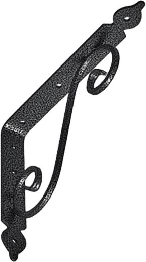 Konzolni nosač za police 240 × 190 mm, crni