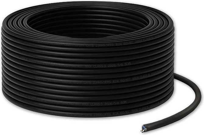 Mrežni patch kabel UTP CAT6 50 m crni