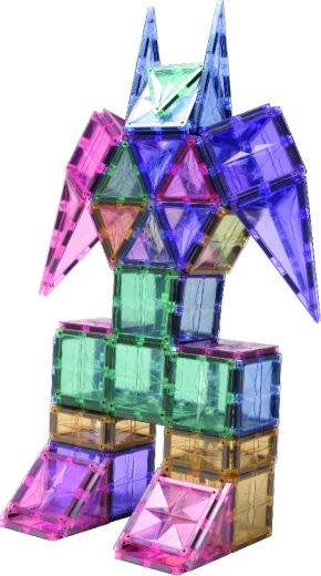 Cleverclixx magnetska građevna igračka Creative Pack Pastel (125 kom)