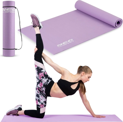 Podloga za vježbanje NEO-SPORT 173 × 61 cm ljubičasta