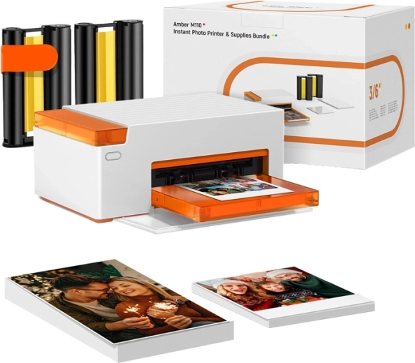 Liene Amber M110 prijenosni foto pisač 10 × 15 cm sa setom papira