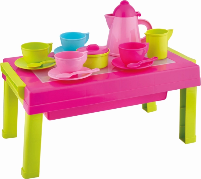 Androni set za kavu sa sklopivim stolićem 2 u 1 – 17 dijelova