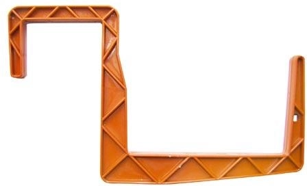 Plastični držač za žardinjere s profilom, viseći 11 × 12 cm