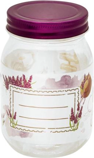 Staklenka za zimnicu s poklopcem TORO 500 ml Lavanda
