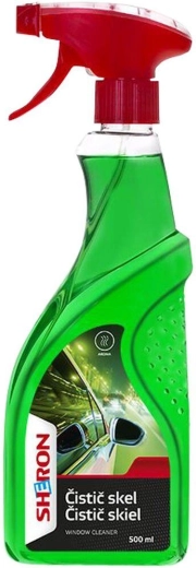 Čistač stakla s raspršivačem 500 ml SHERON