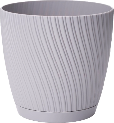 Tegla MIKA ECO RECYCLED s podloškom 27 cm platina