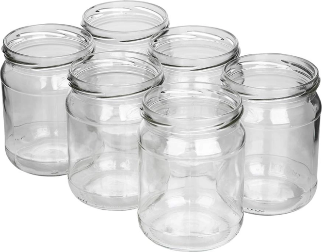 Set od 6 staklenih staklenki za konzerviranje 520 ml