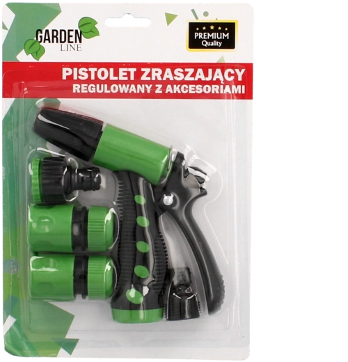 Podesivi vrtni pištolj za prskanje s priborom