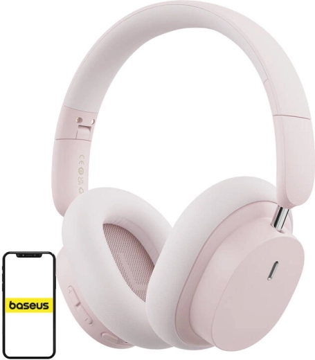 Baseus Bowie D05 bežične slušalice Bluetooth 5.2 ružičasto-zlatne