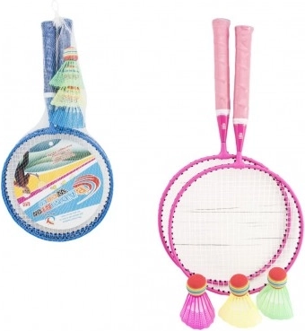 Dječji badminton set – 2 reketa i 1 loptica u mrežastoj torbi