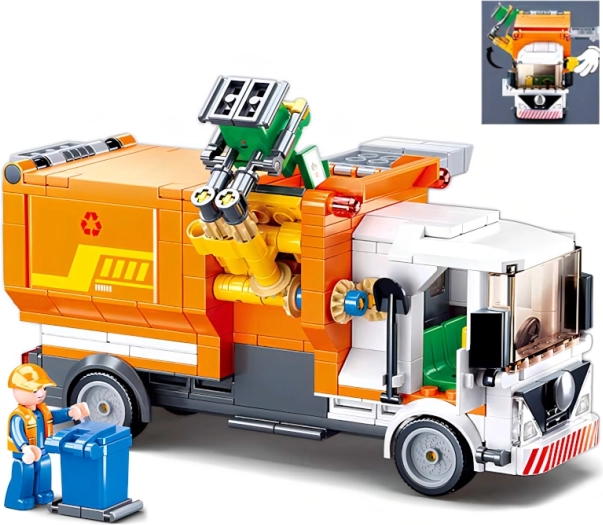 Sluban Town kamion za smeće – građevni set