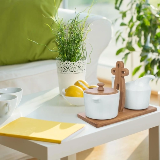 Kvalitetan porculan i prirodni bambus