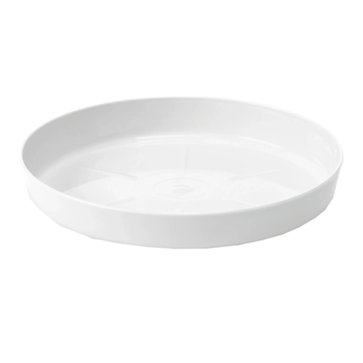 Plastično postolje za teglu 28 cm bijelo LAMELA