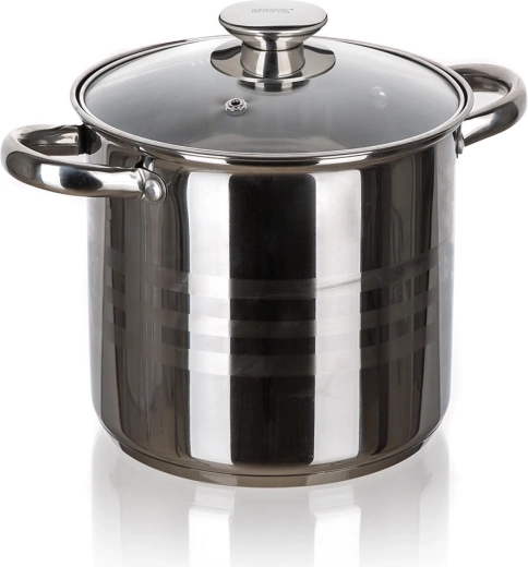 Inox lonac sa staklenim poklopcem 18 cm 4,3 l LIVING