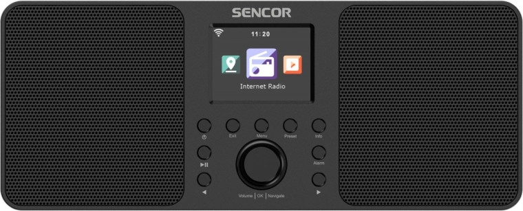 Internetski radio Sencor s 2x10W, WiFi, FM, DAB+, USB i LCD zaslonom