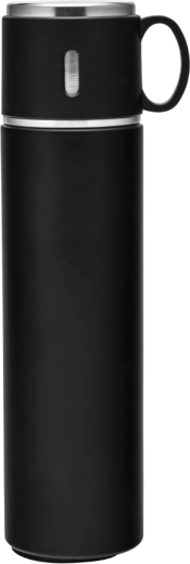 Altom Design termosica s čepom u obliku šalice 580 ml, crna