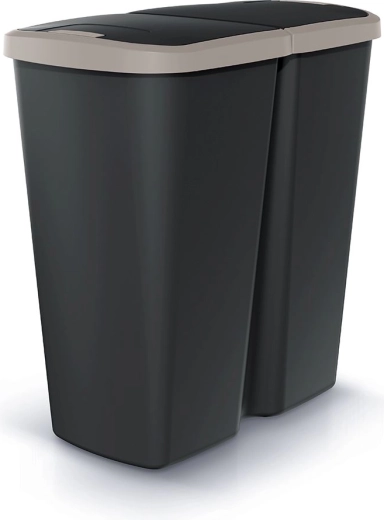 Kanta za razvrstavanje otpada Prosperplast Compacta Duo 45 l