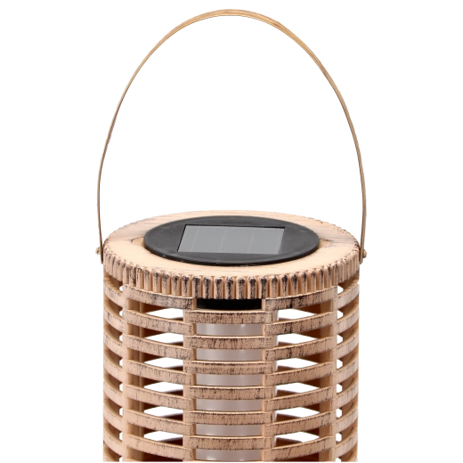 Solarna vrtna lanterna Antique 35,5 cm, toplo bijela
