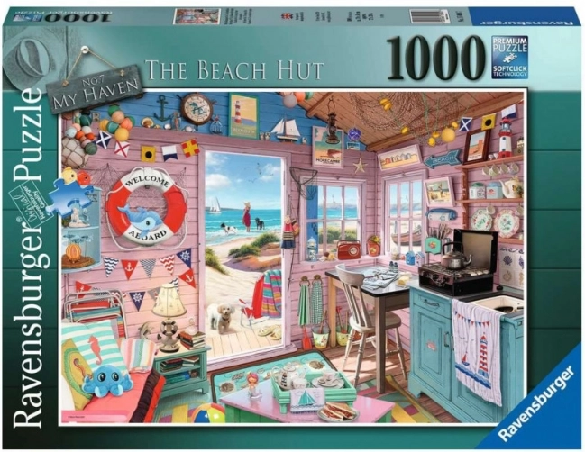 Puzzle Ravensburger Moja plažna kućica My Haven No7 1000 dijelova