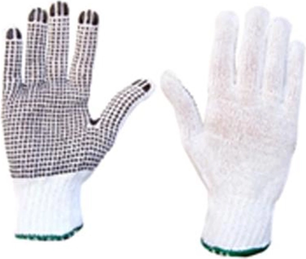 Pletene pamučne radne rukavice s protuklizom vel. L