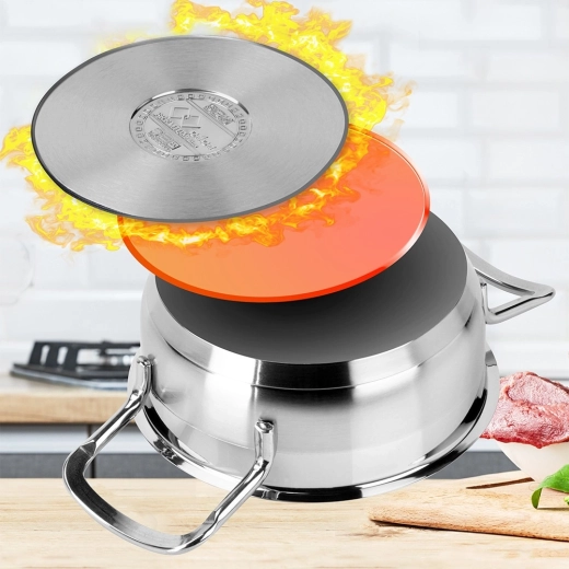 Višeslojno dno za ravnomjernu toplinu