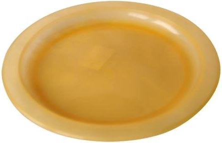 Plitki plastični tanjur 23 cm – mix boja