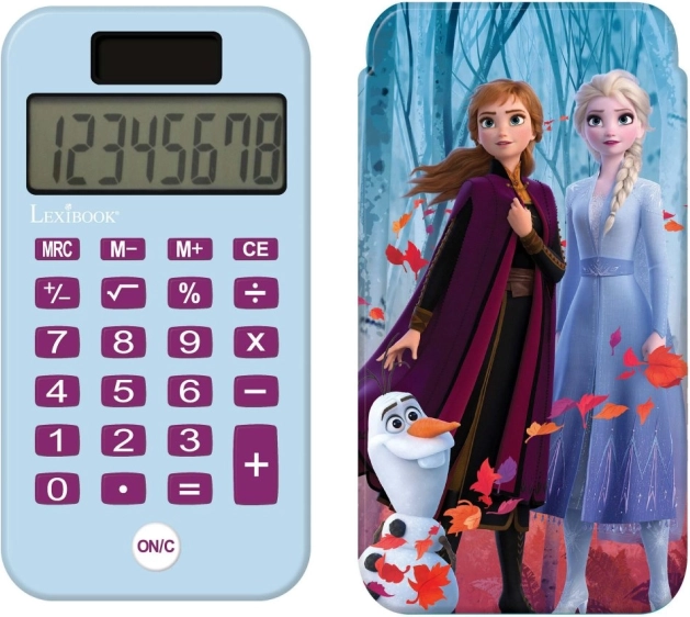 Lexibook džepno računalo Frozen – dječji kalkulator s kliznim poklopcem