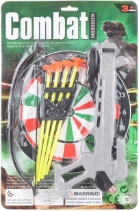 Dječji samostrel s metom i strelicama s vakuumskim čepovima