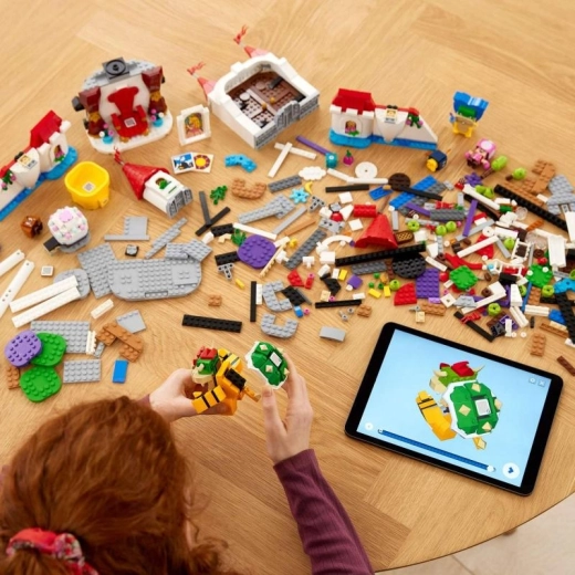 Digitalne upute u aplikaciji LEGO Super Mario