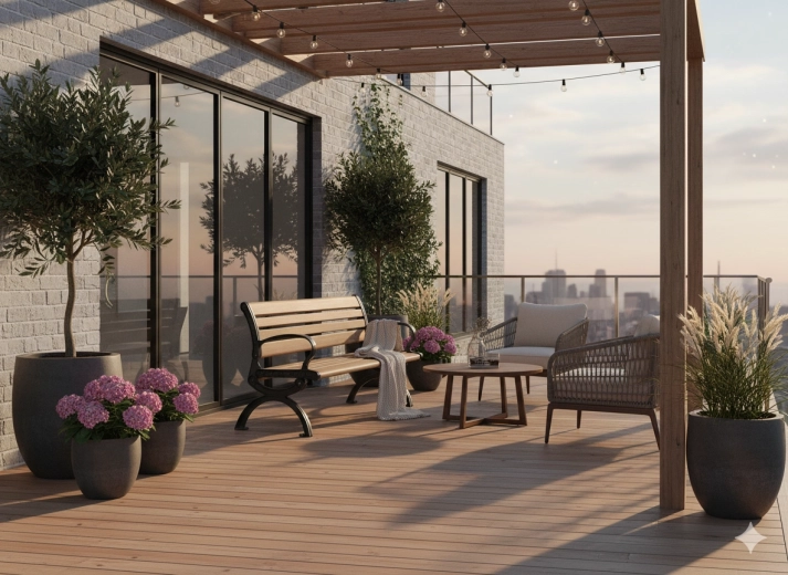 Stilski dodatak za terase i vrtove