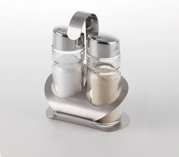 Set za začine Provence – sol i papar, staklo u inox stalku