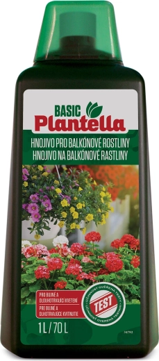 Tekuće gnojivo za balkonske cvatuće biljke Plantella Basic 1 l