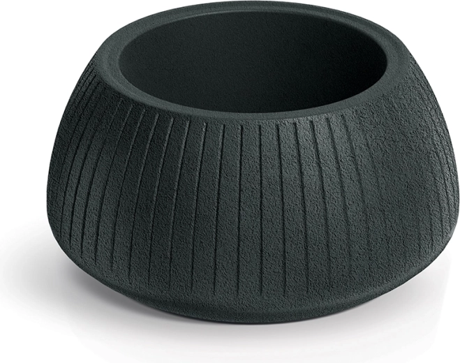 Posuda za cvijeće Coro Bowl 40 cm tamnosiva