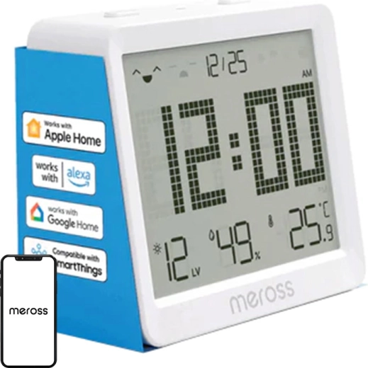 Inteligentni senzor temperature i vlage Meross s zaslonom 3,7"
