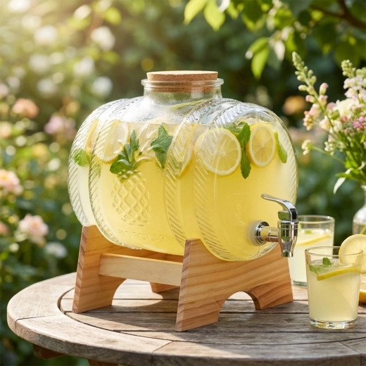 Drveno postolje i čep od pluta