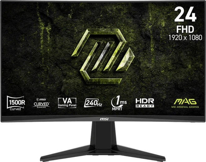 MSI MAG 245C X24 zakrivljeni gaming monitor 23,6" FHD 240 Hz