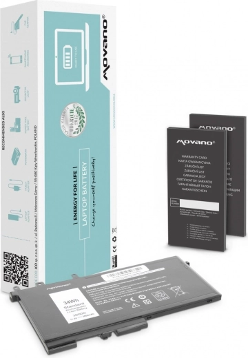 Movano baterija za Dell Latitude 5280, 5480, 5495 i 5580 (3DDDG) 3000 mAh 34 Wh