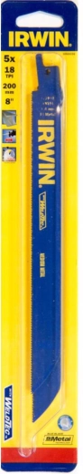 List za metal za sabljastu pilu 200 mm, 18 TPI, 5 kom IRWIN
