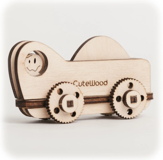 CuteWood drvena 3D slagalica kamion