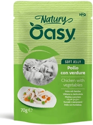 Oasy Nature Soft Jelly piletina s povrćem vrećica 70 g